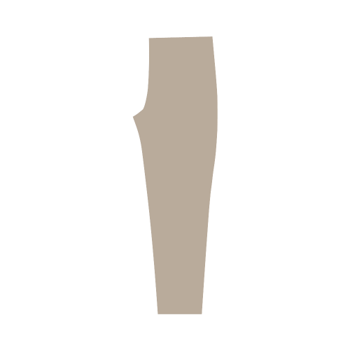 Champagne Beige Color Accent Capri Legging (Model L02)