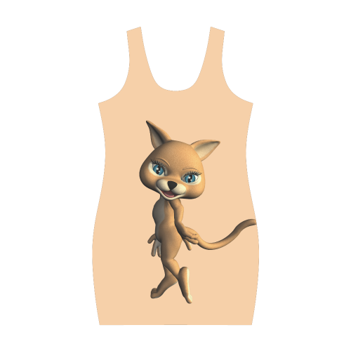 Cute cat Medea Vest Dress (Model D06)