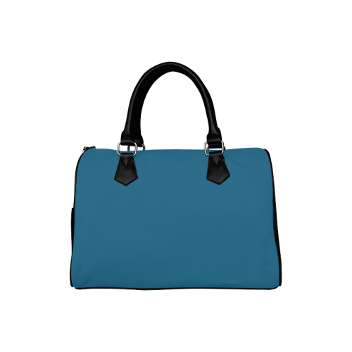 Blue Sapphire Color Accent Boston Handbag (Model 1621)