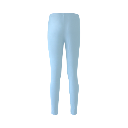 Aquamarine Color Accent Cassandra Women's Leggings (Model L01)
