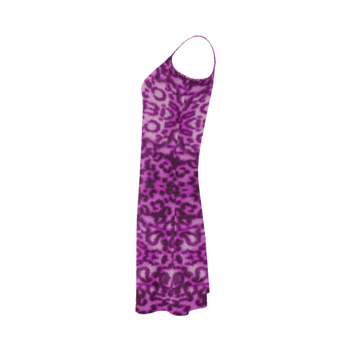 Lion In Purple Alcestis Slip Dress (Model D05)