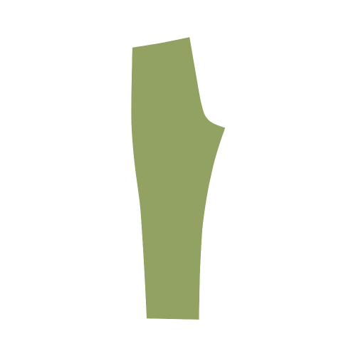 Peridot Color Accent Capri Legging (Model L02)