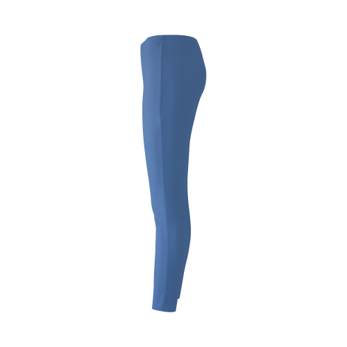 Bright Cobalt Color Accent Cassandra Women's Leggings (Model L01)