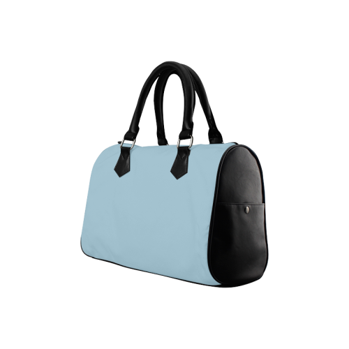 Aquamarine Color Accent Boston Handbag (Model 1621)