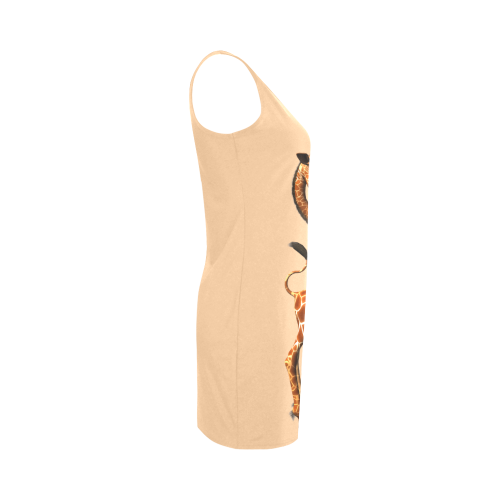 Funny giraffe Medea Vest Dress (Model D06)