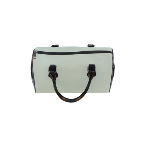 Sea Foam Color Accent Boston Handbag (Model 1621)