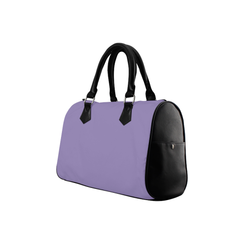 Paisley Purple Color Accent Boston Handbag (Model 1621)