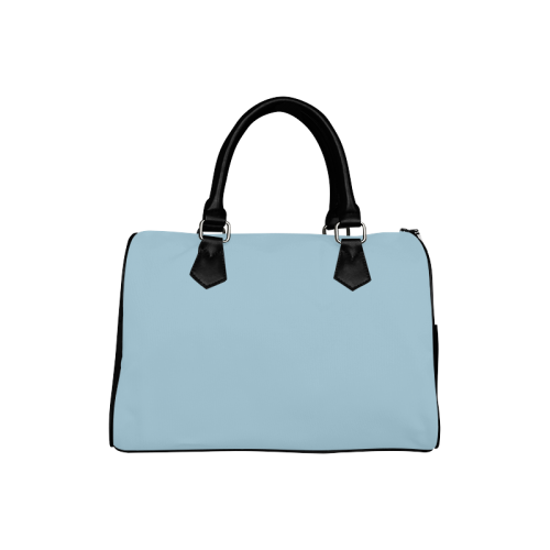 Aquamarine Color Accent Boston Handbag (Model 1621)
