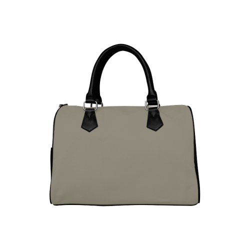 Desert Taupe Color Accent Boston Handbag (Model 1621)