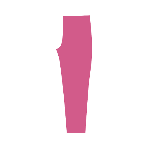 Magenta Color Accent Capri Legging (Model L02)