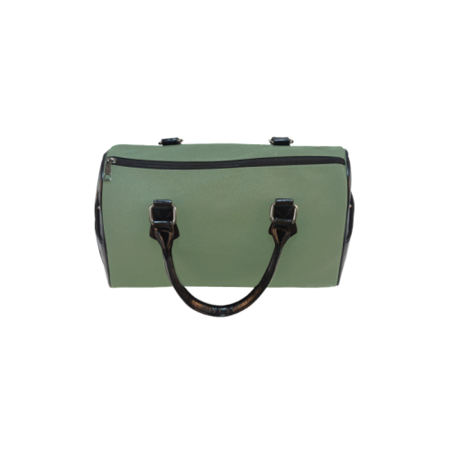 Vineyard Green Color Accent Boston Handbag (Model 1621)