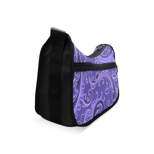 Vintage Swirls Curlicue Lavender Purple Crossbody Bags (Model 1616)