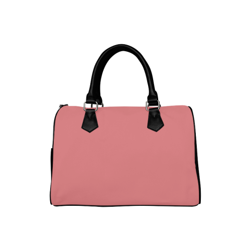 Tea Rose Color Accent Boston Handbag (Model 1621)