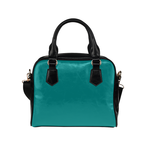 Lapis Color Accent Shoulder Handbag (Model 1634)