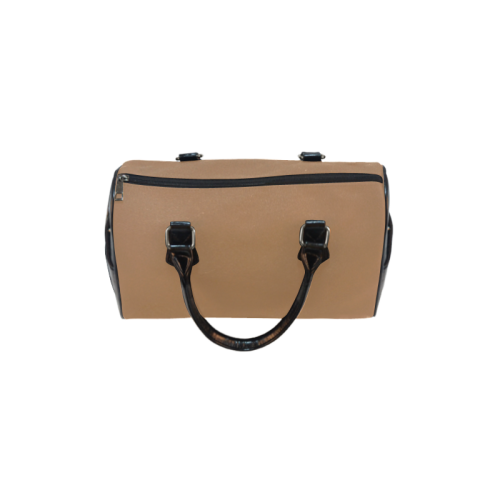 Brown Sugar Color Accent Boston Handbag (Model 1621)