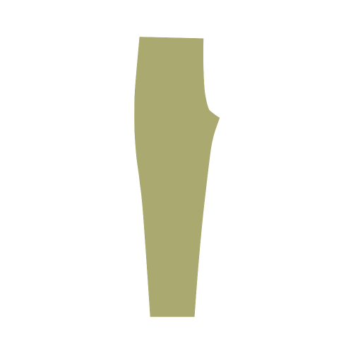 Moss Color Accent Capri Legging (Model L02)