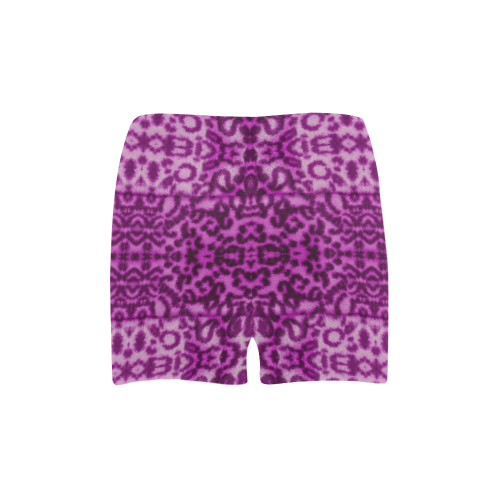 Lion In Purple Briseis Skinny Shorts (Model L04)