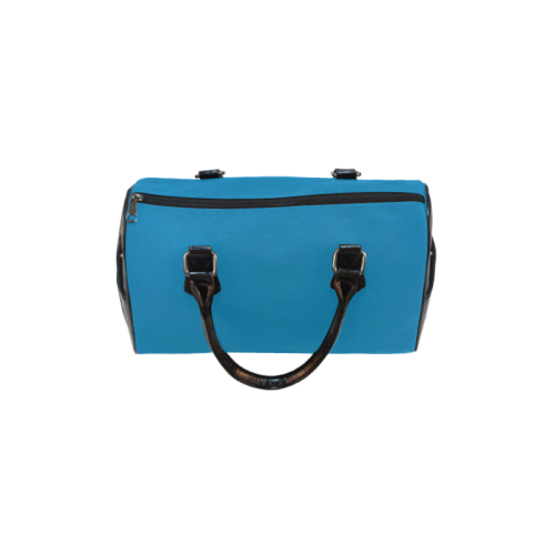 Methyl Blue Color Accent Boston Handbag (Model 1621)