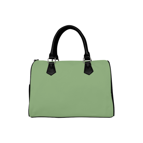 Green Tea Color Accent Boston Handbag (Model 1621)