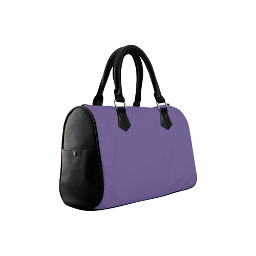 Ultra Violet Color Accent Boston Handbag (Model 1621)