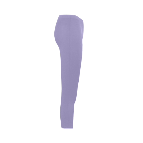 Violet Tulip Color Accent Capri Legging (Model L02)