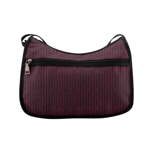 Anemone Glitter Stripe Crossbody Bags (Model 1616)