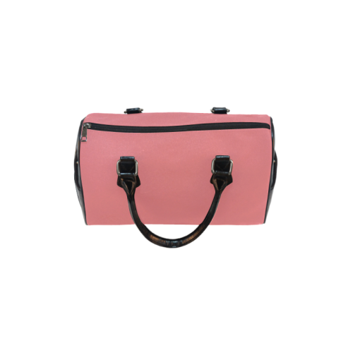 Tea Rose Color Accent Boston Handbag (Model 1621)