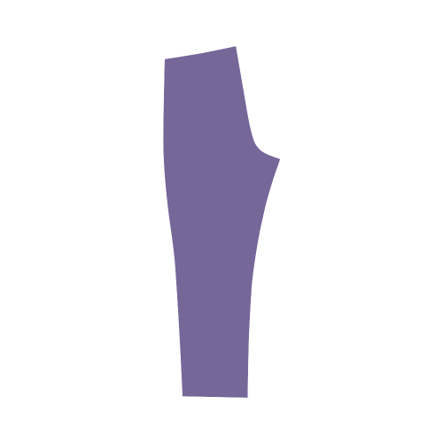 Ultra Violet Color Accent Capri Legging (Model L02)