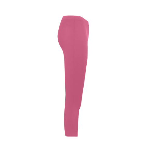 Pink Flambé Color Accent Capri Legging (Model L02)