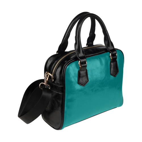 Lapis Color Accent Shoulder Handbag (Model 1634)