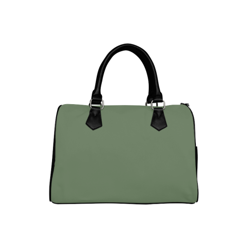 Vineyard Green Color Accent Boston Handbag (Model 1621)