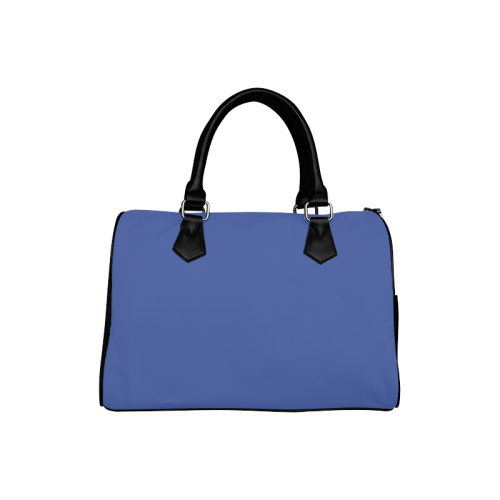 Dazzling Blue Color Accent Boston Handbag (Model 1621)