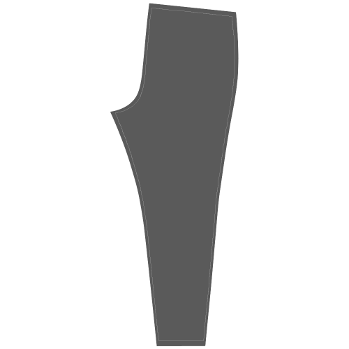 Steel Gray Color Accent Cassandra Women's Leggings (Model L01)