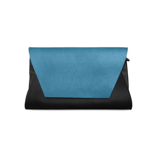 Blue Sapphire Color Accent Clutch Bag (Model 1630)