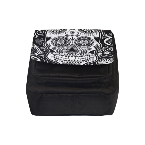 sugar skull Crossbody Nylon Bags (Model 1633)