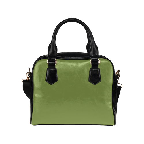 Peridot Color Accent Shoulder Handbag (Model 1634)