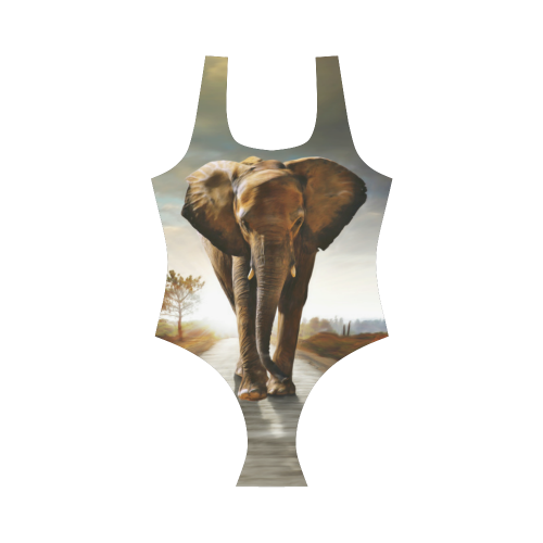 The Elephant Vest One Piece Swimsuit (Model S04)