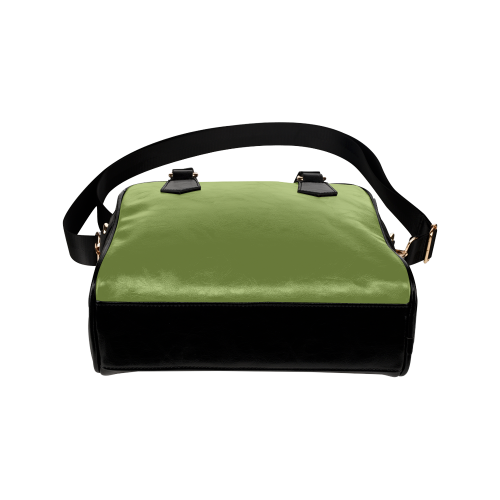 Peridot Color Accent Shoulder Handbag (Model 1634)