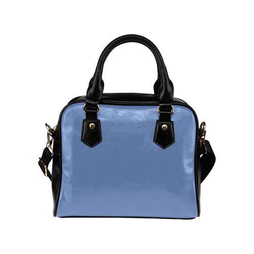 Cornflower Blue Color Accent Shoulder Handbag (Model 1634)