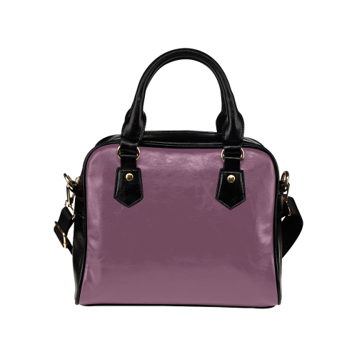 Grape Nectar Color Accent Shoulder Handbag (Model 1634)