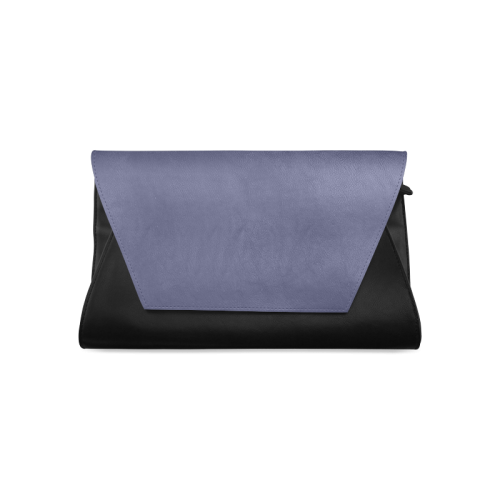 Deep Cobalt Color Accent Clutch Bag (Model 1630)