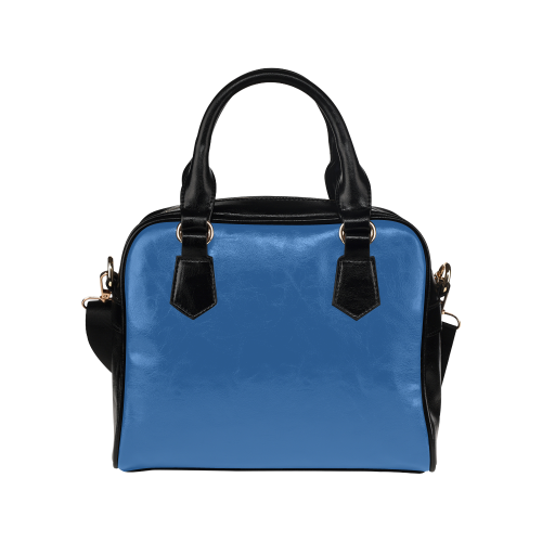 Palace Blue Color Accent Shoulder Handbag (Model 1634)