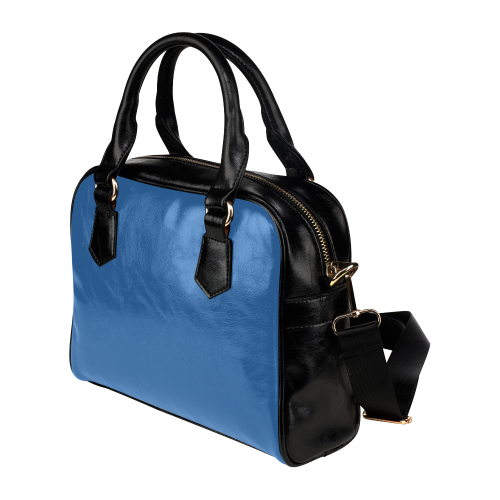 Palace Blue Color Accent Shoulder Handbag (Model 1634)