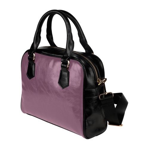 Grape Nectar Color Accent Shoulder Handbag (Model 1634)