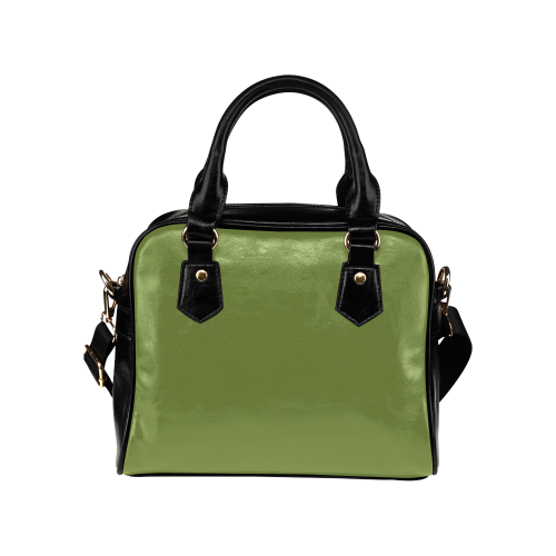 Peridot Color Accent Shoulder Handbag (Model 1634)