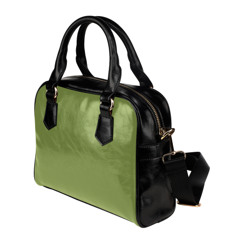 Peridot Color Accent Shoulder Handbag (Model 1634)
