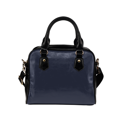 Peacoat Color Accent Shoulder Handbag (Model 1634)