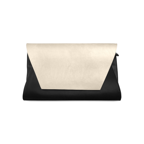 Frosted Almond Color Accent Clutch Bag (Model 1630)