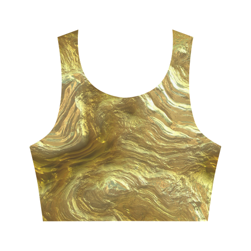 trendy Metal Art 10 Women's Crop Top (Model T42)