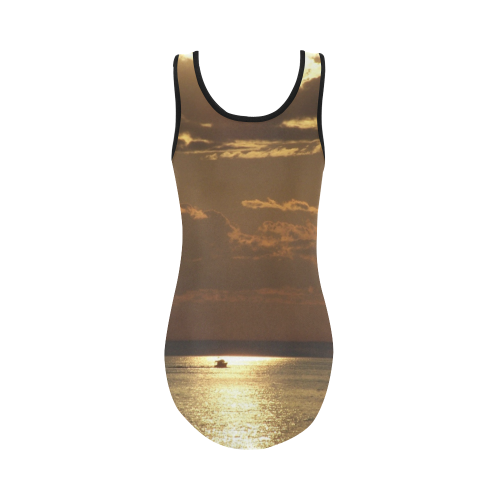 Awesome Sea Scene Vest One Piece Swimsuit (Model S04)